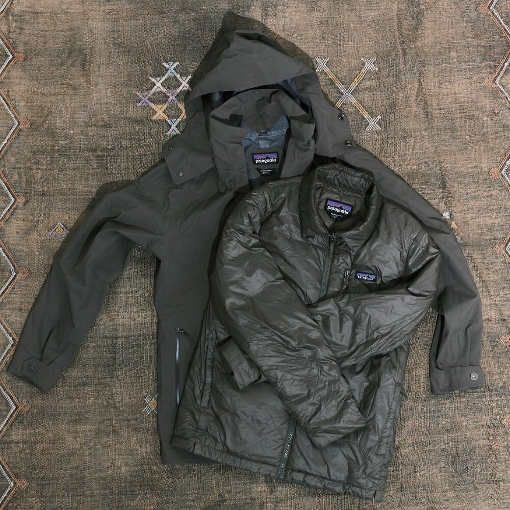 Patagonia Men’s Tres 3-in-1 Parka – Olive Green, Size XS